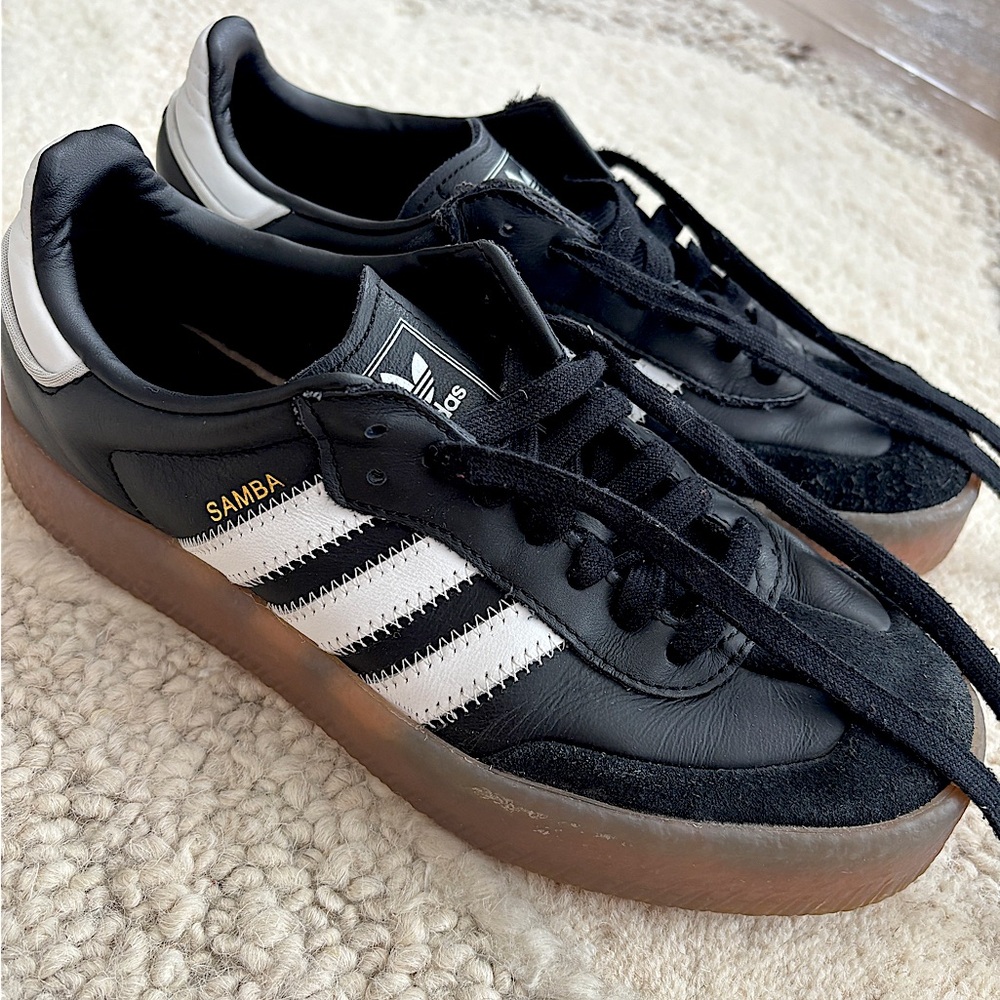 Adidas Samba Black and White Sneakers